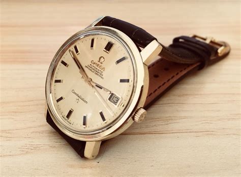 are omega watches from the 1960 gold plated|1960 omega constellation watch price.